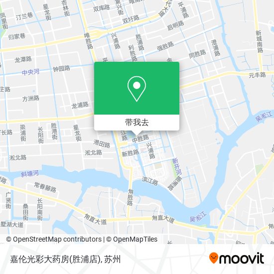 嘉伦光彩大药房(胜浦店)地图