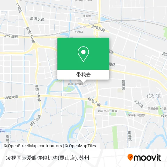 凌视国际爱眼连锁机构(昆山店)地图