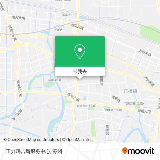 正力玛吉斯服务中心地图