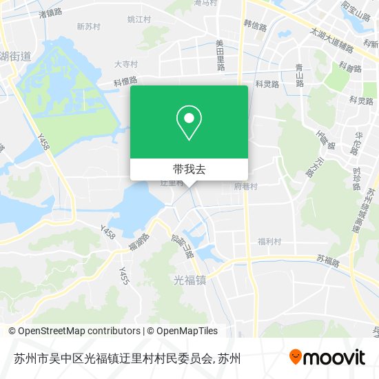 苏州市吴中区光福镇迂里村村民委员会地图