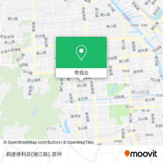 易捷便利店(湘江路)地图