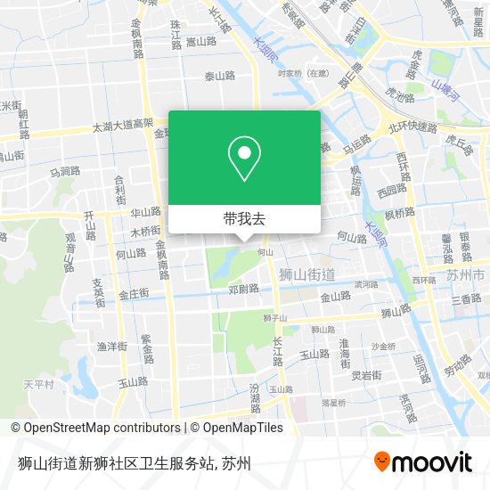 狮山街道新狮社区卫生服务站地图
