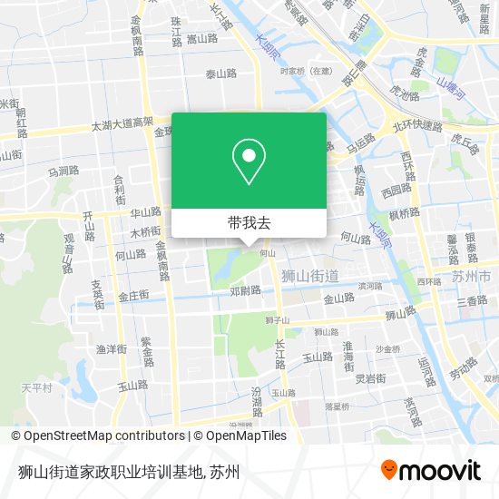 狮山街道家政职业培训基地地图