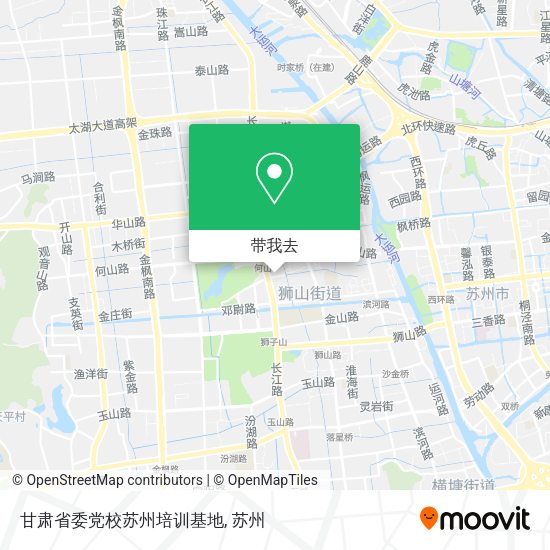 甘肃省委党校苏州培训基地地图