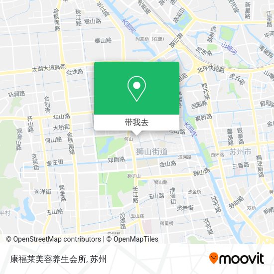 康福莱美容养生会所地图