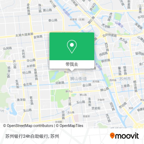 苏州银行24h自助银行地图