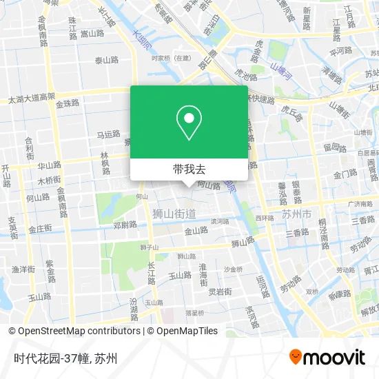 时代花园-37幢地图