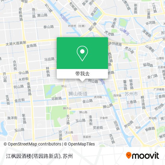 江枫园酒楼(塔园路新店)地图