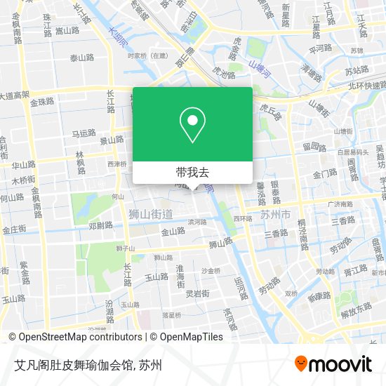 艾凡阁肚皮舞瑜伽会馆地图