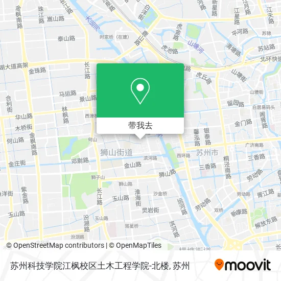 苏州科技学院江枫校区土木工程学院-北楼地图