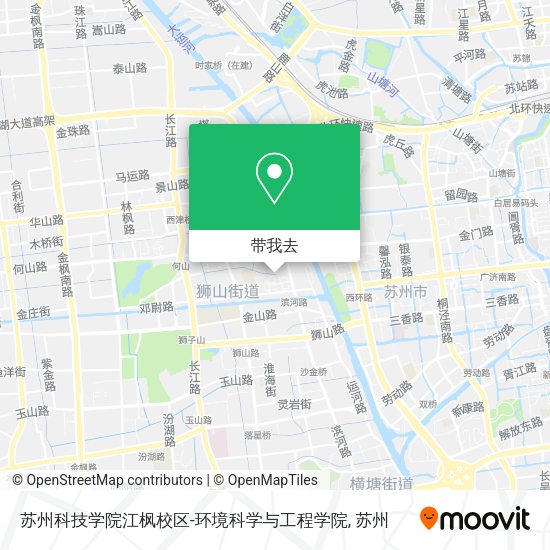 苏州科技学院江枫校区-环境科学与工程学院地图