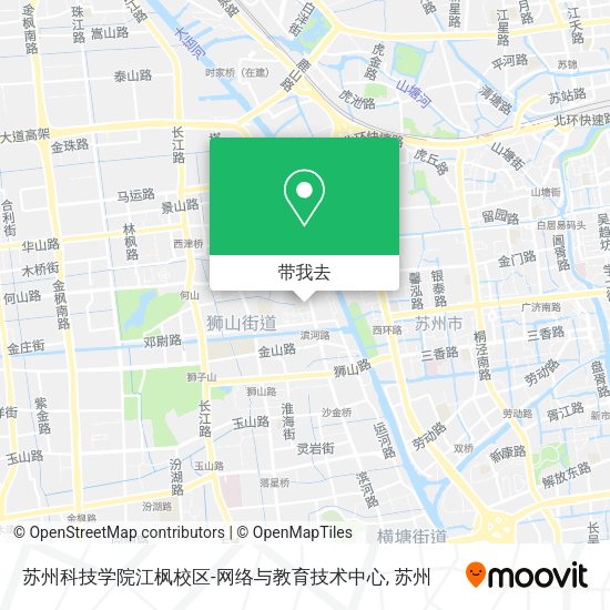 苏州科技学院江枫校区-网络与教育技术中心地图