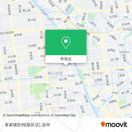 客家猪肚鸡(新区店)地图