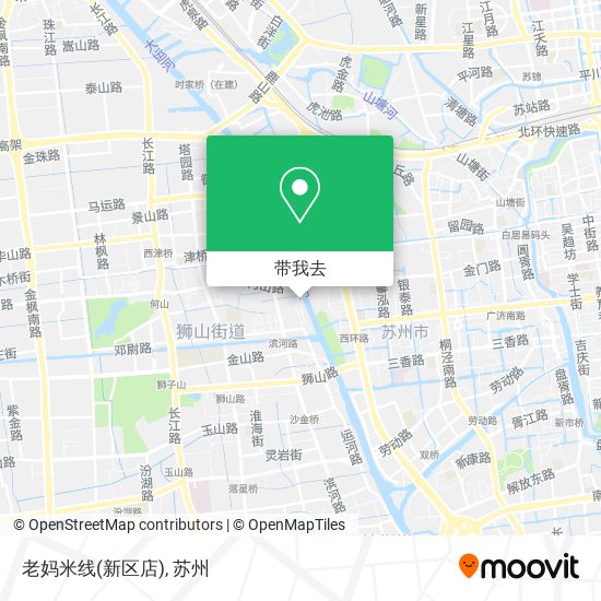 老妈米线(新区店)地图