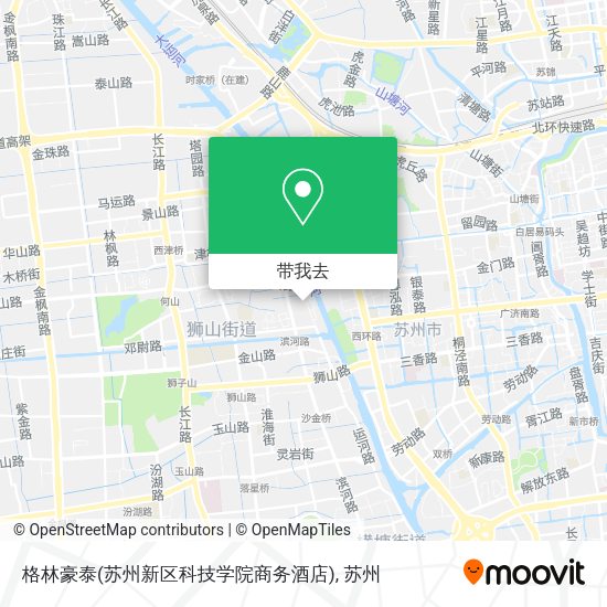 格林豪泰(苏州新区科技学院商务酒店)地图
