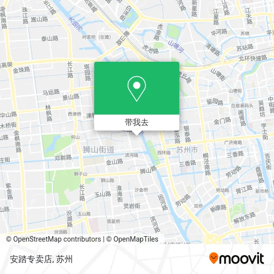 安踏专卖店地图