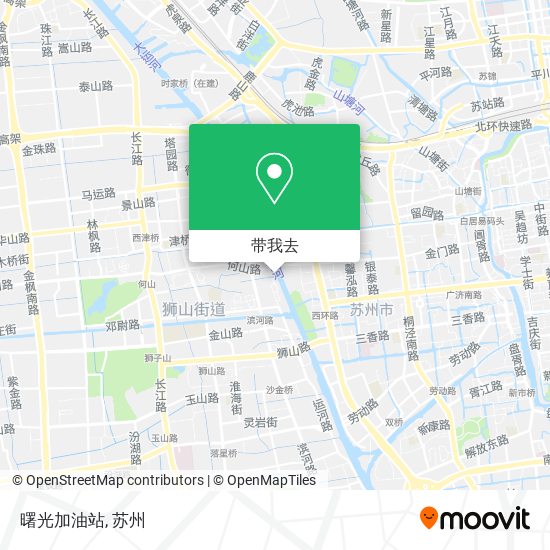 曙光加油站地图