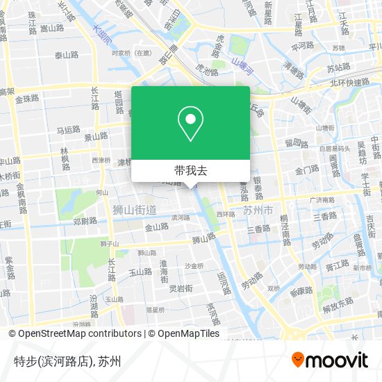 特步(滨河路店)地图