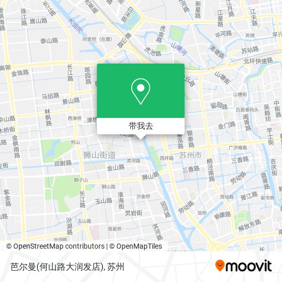 芭尔曼(何山路大润发店)地图