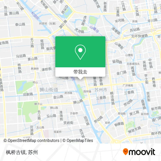 枫桥古镇地图