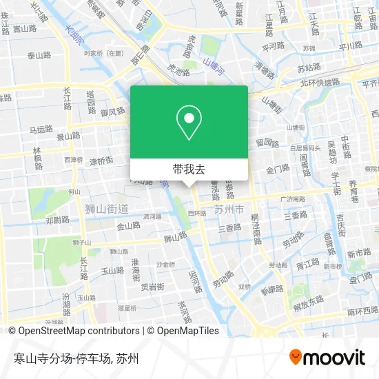 寒山寺分场-停车场地图