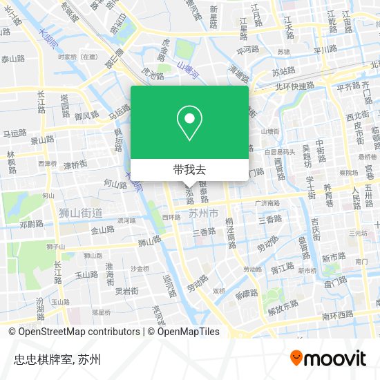忠忠棋牌室地图