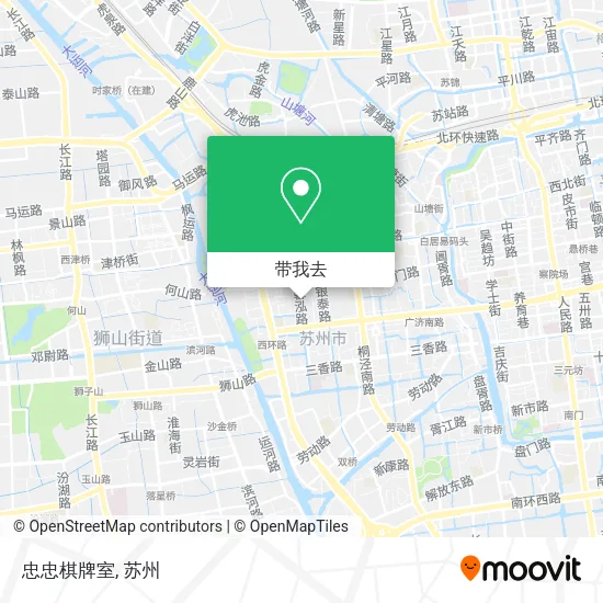 忠忠棋牌室地图