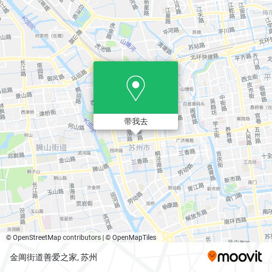 金阊街道善爱之家地图