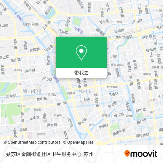姑苏区金阊街道社区卫生服务中心地图