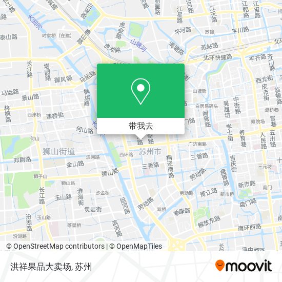 洪祥果品大卖场地图