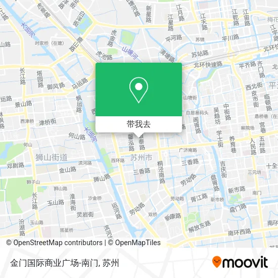 金门国际商业广场-南门地图