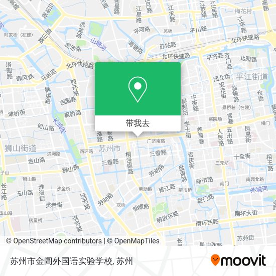 苏州市金阊外国语实验学校地图