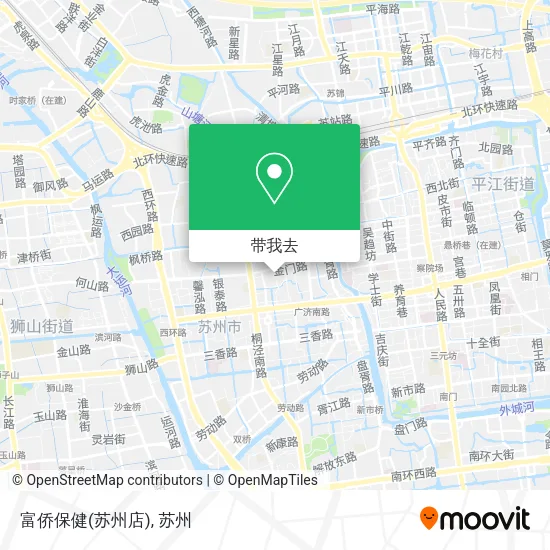 富侨保健(苏州店)地图