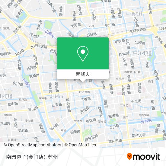 南园包子(金门店)地图