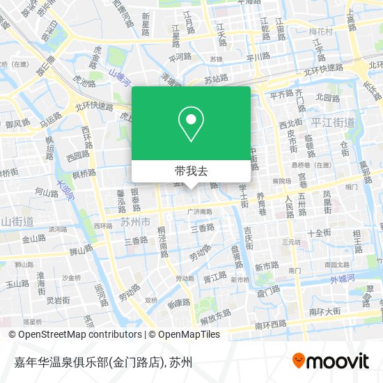 嘉年华温泉俱乐部(金门路店)地图