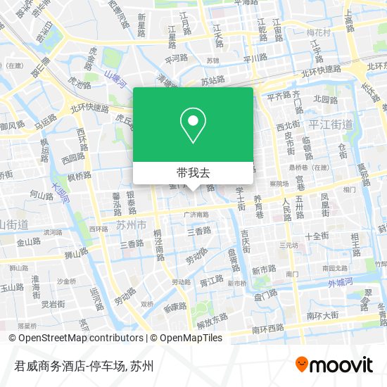 君威商务酒店-停车场地图