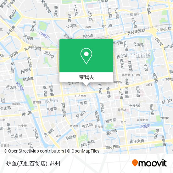 炉鱼(天虹百货店)地图