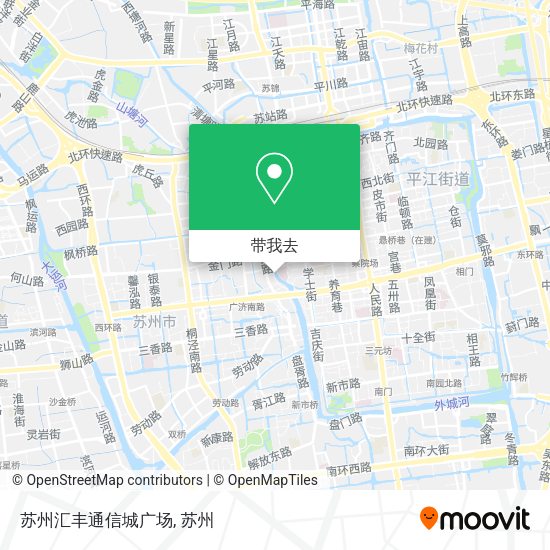 苏州汇丰通信城广场地图
