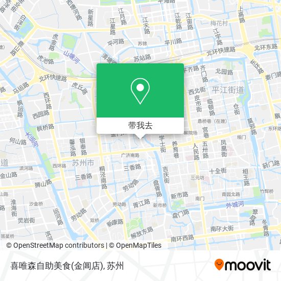 喜唯森自助美食(金阊店)地图