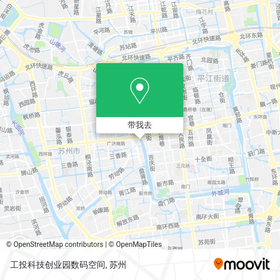 工投科技创业园数码空间地图