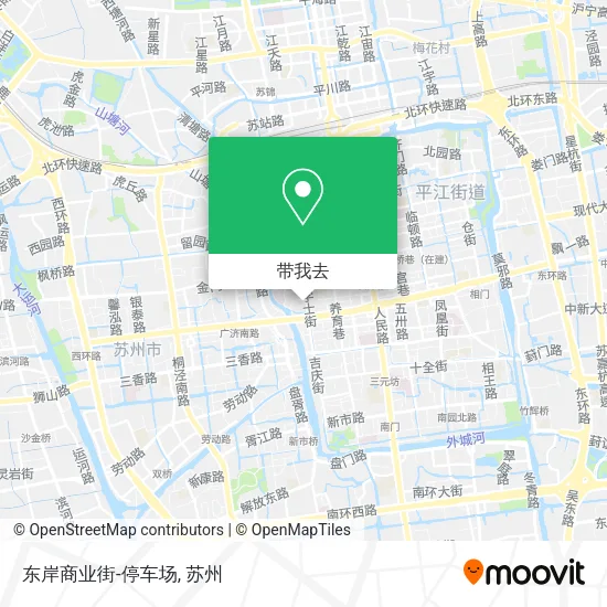 东岸商业街-停车场地图
