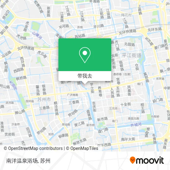 南洋温泉浴场地图