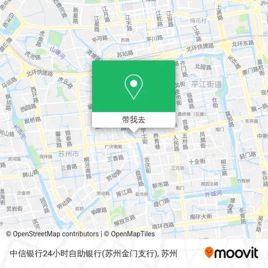 中信银行24小时自助银行(苏州金门支行)地图