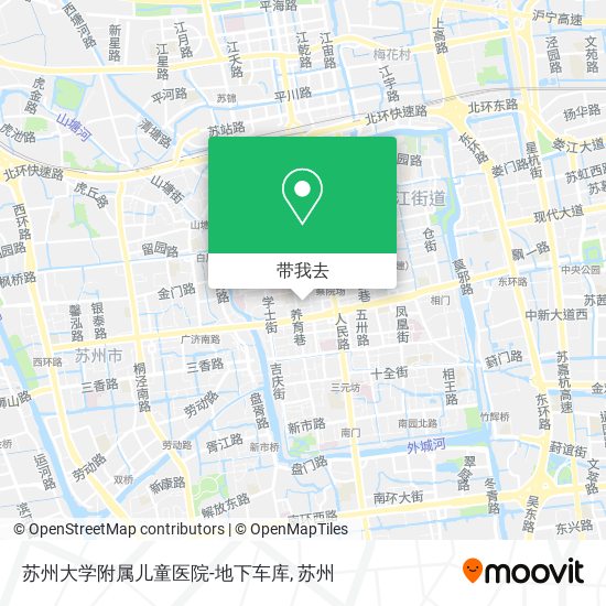 苏州大学附属儿童医院-地下车库地图