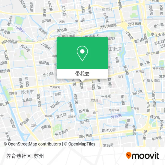 养育巷社区地图