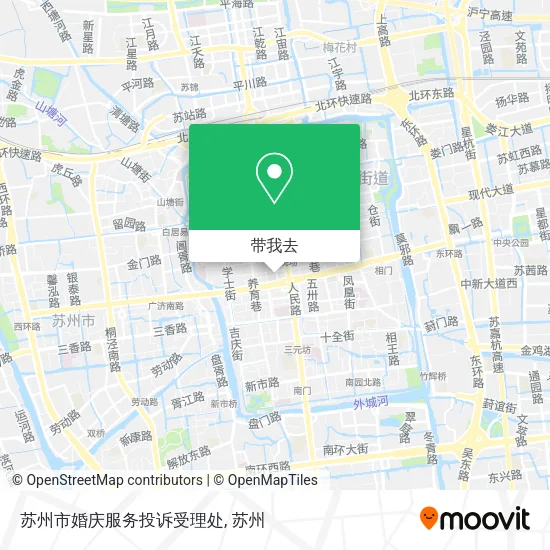 苏州市婚庆服务投诉受理处地图