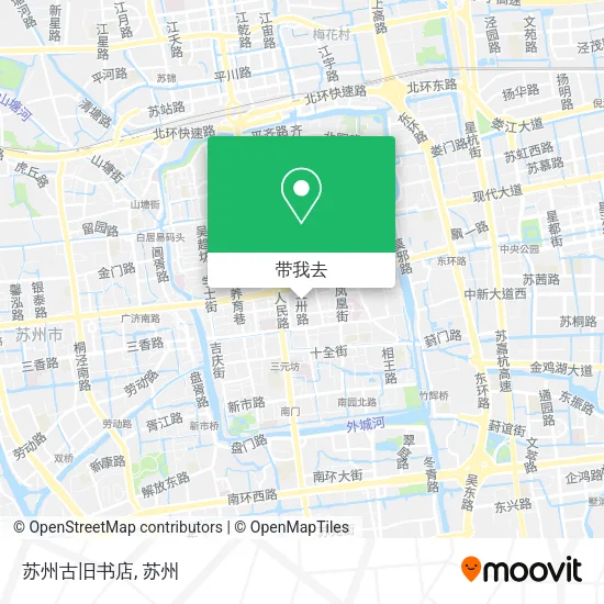 苏州古旧书店地图