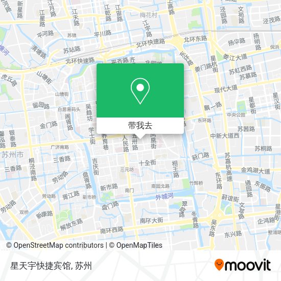 星天宇快捷宾馆地图