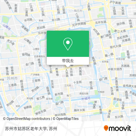 苏州市姑苏区老年大学地图