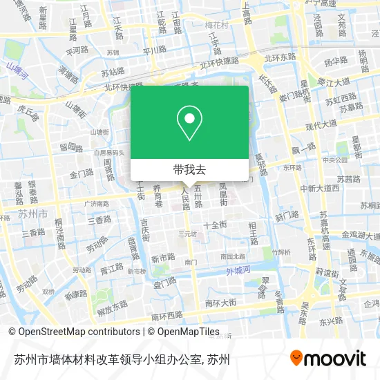 苏州市墙体材料改革领导小组办公室地图